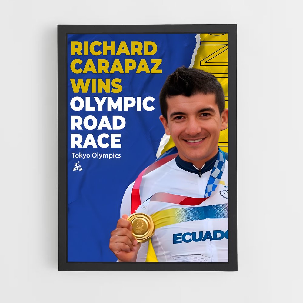 Poster L'Or de Rio – affiche Cyclisme (vue 2)
